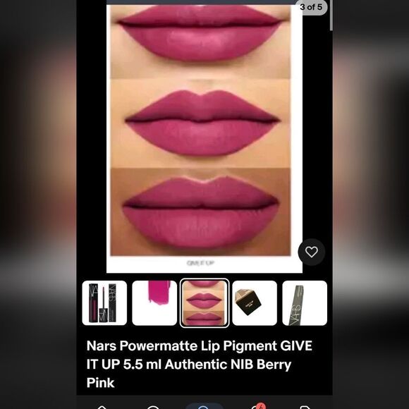 Nars Powermatte Lip Pigment GIVE IT UP - Fushia - New in Box - Picture 2 of 5